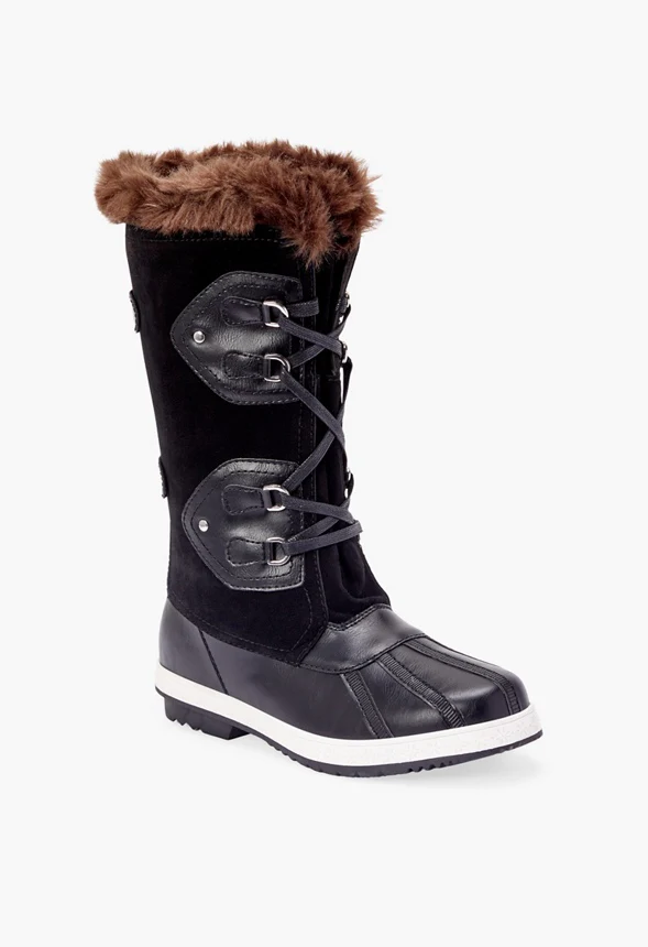 Marley Lace-Up Faux Fur Snow Boot - Image 2