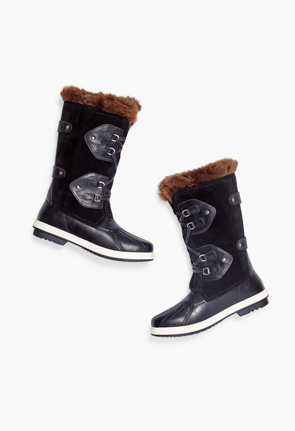 Marley Lace-Up Faux Fur Snow Boot - Image 6