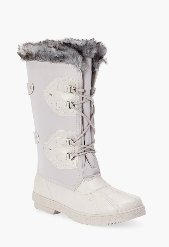 Marley Lace-Up Faux Fur Snow Boot - Image 5
