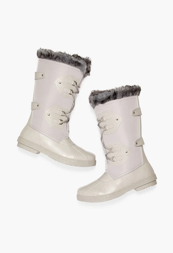 Marley Lace-Up Faux Fur Snow Boot - Image 6