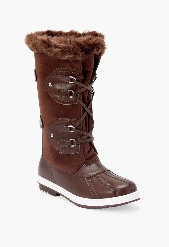 Marley Lace-Up Faux Fur Snow Boot - Image 2