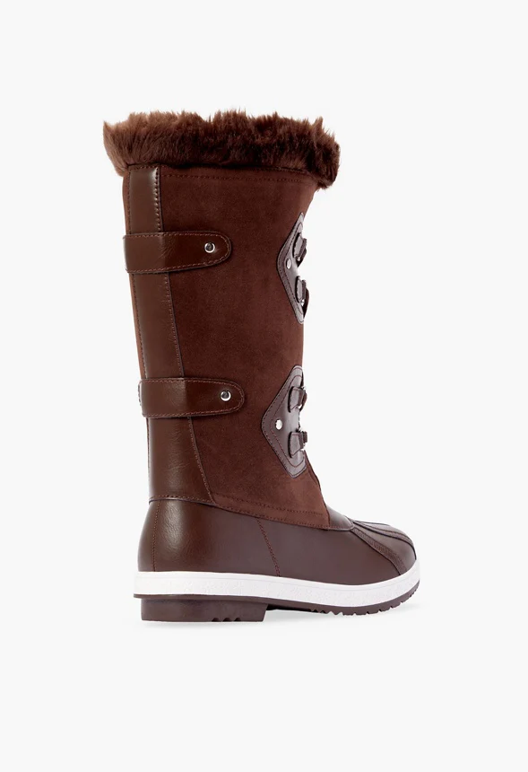 Marley Lace-Up Faux Fur Snow Boot - Image 3