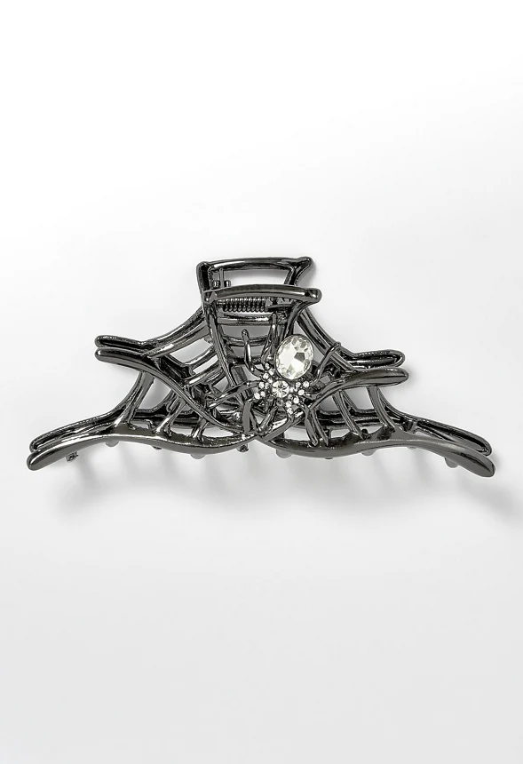 Mave Halloween Spider Web Metal Hair Claw - Image 3