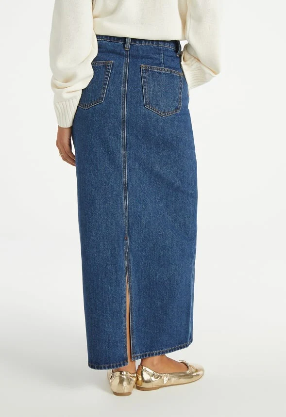 Maxi Denim Skirt - Image 2