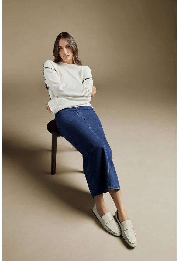 Maxi Denim Skirt - Image 7
