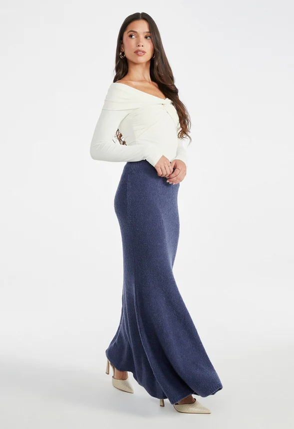 Maxi Sweater Skirt - Image 3