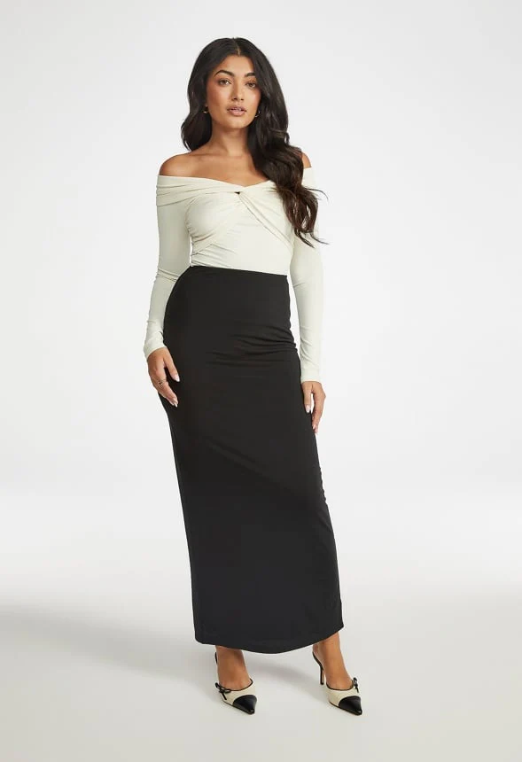 Maxi Tummy Tamer Skirt - Image 3