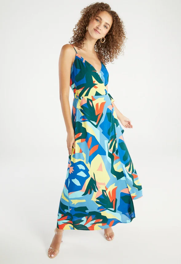 Maxi Wrap Dress - Image 4