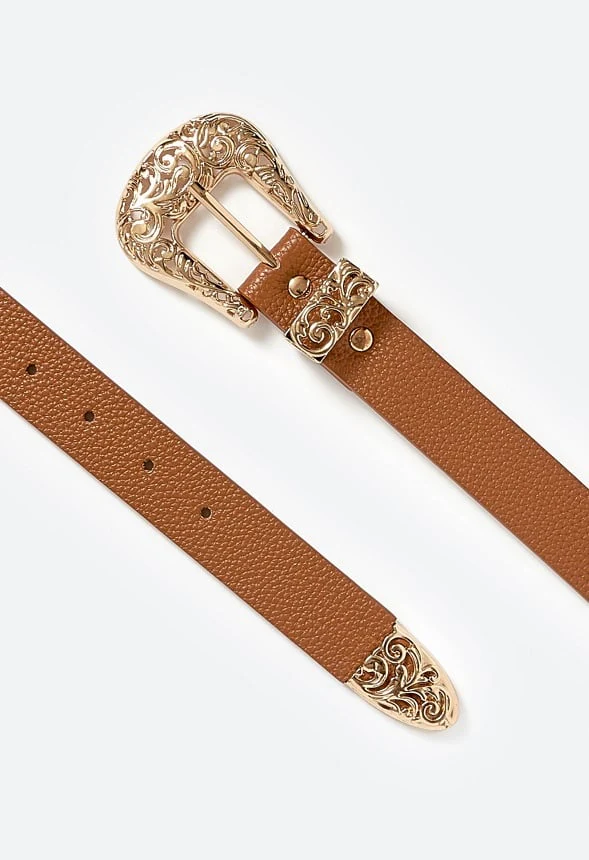 May Filigree Western Buckle Belt - Image 3