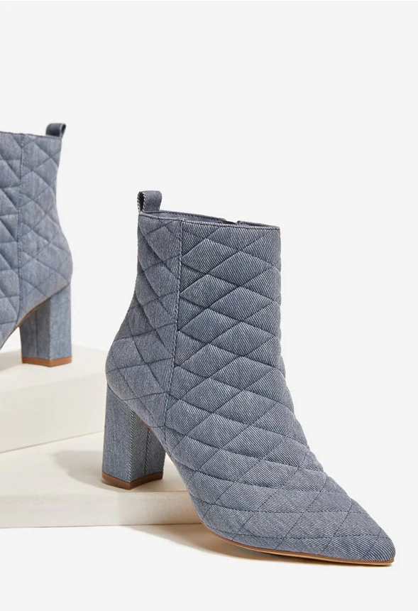 Maysie Block Heeled Bootie - Image 4