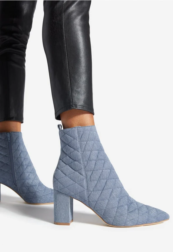 Maysie Block Heeled Bootie - Image 5