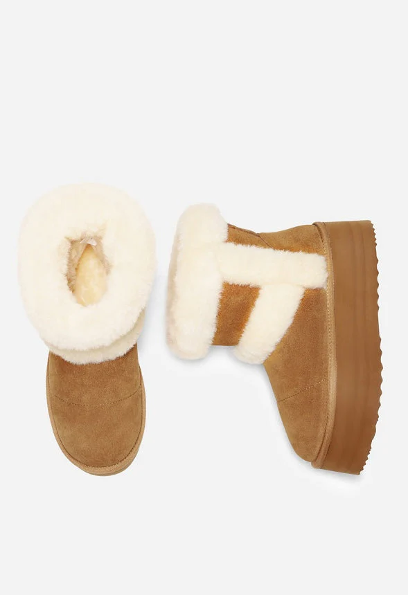 Memory Foam Ankle Boot Fuzzie - Image 4