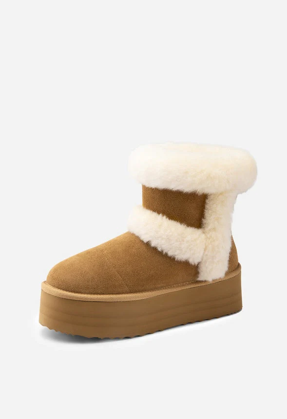 Memory Foam Ankle Boot Fuzzie - Image 8