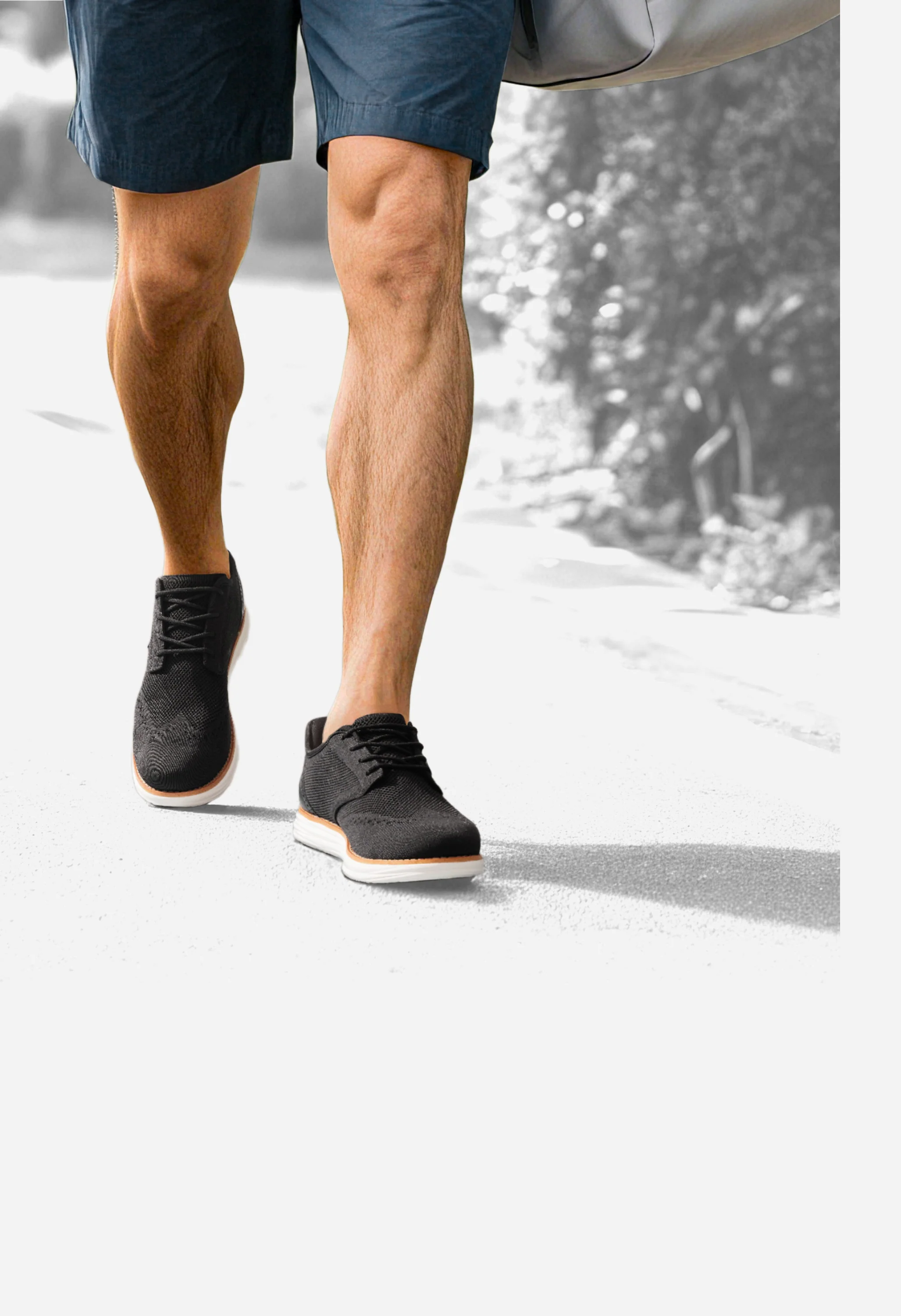 Men's Breathable Knit Oxford Sneakers - Image 2