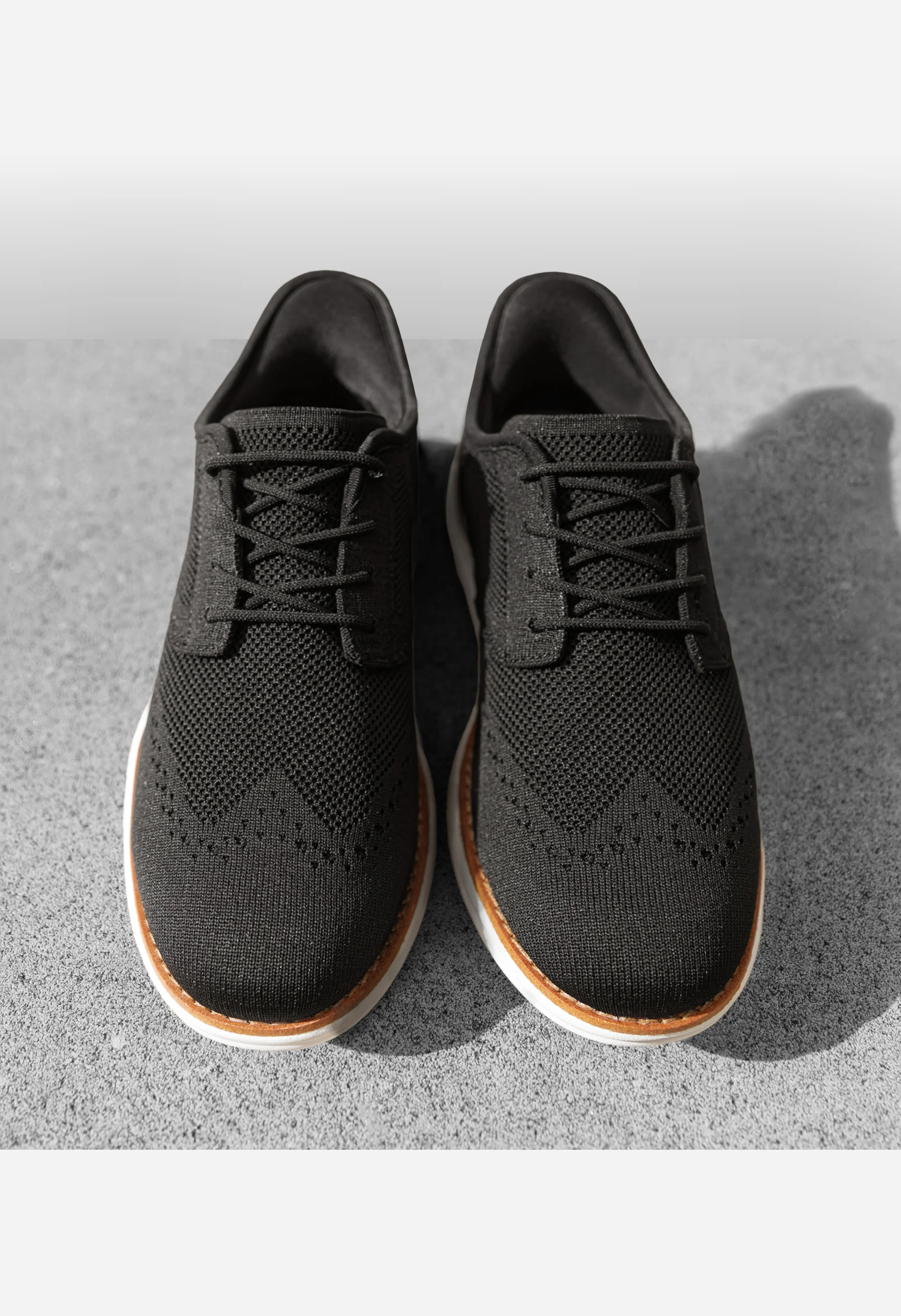 Men's Breathable Knit Oxford Sneakers - Image 3