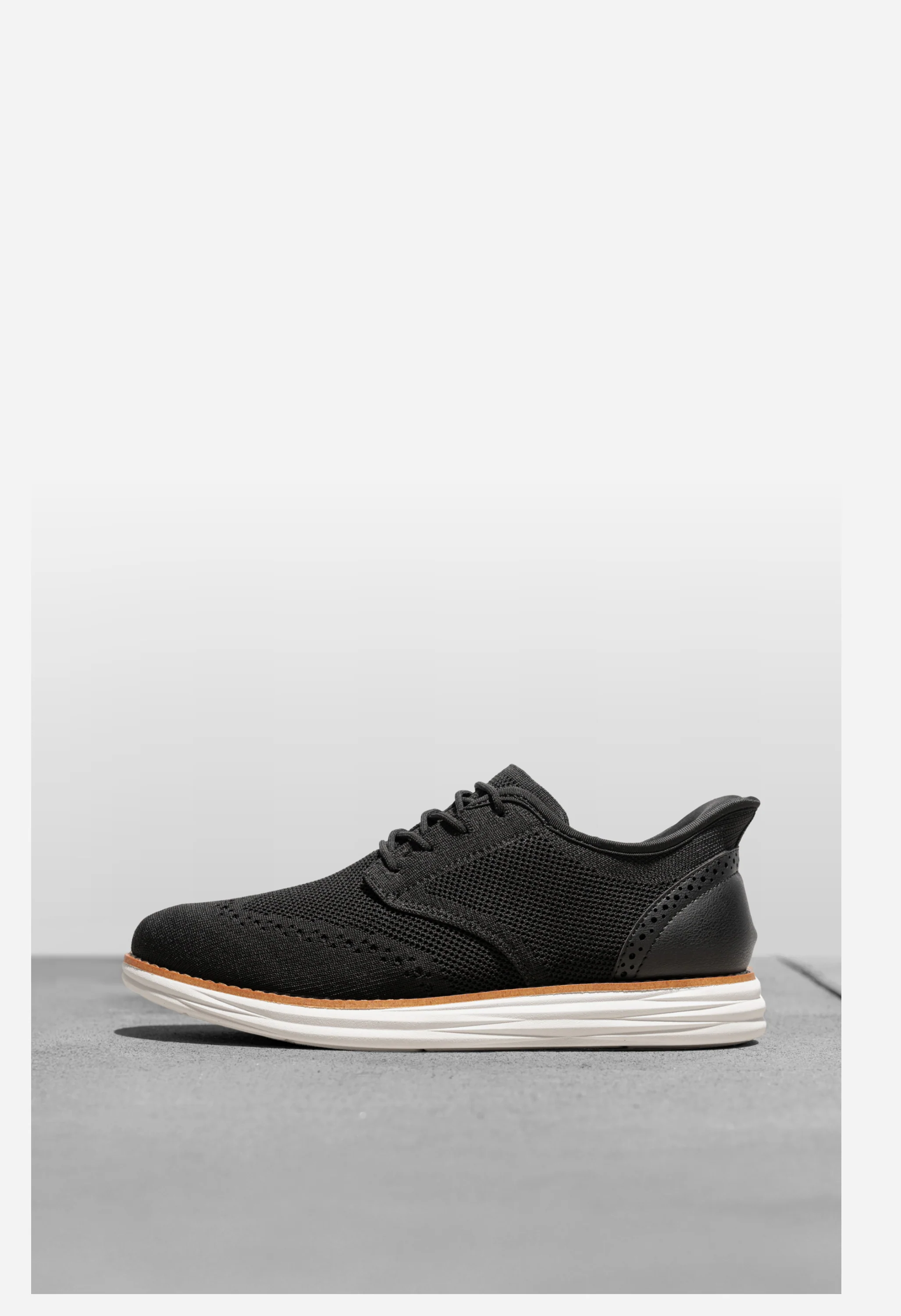 Men's Breathable Knit Oxford Sneakers - Image 4