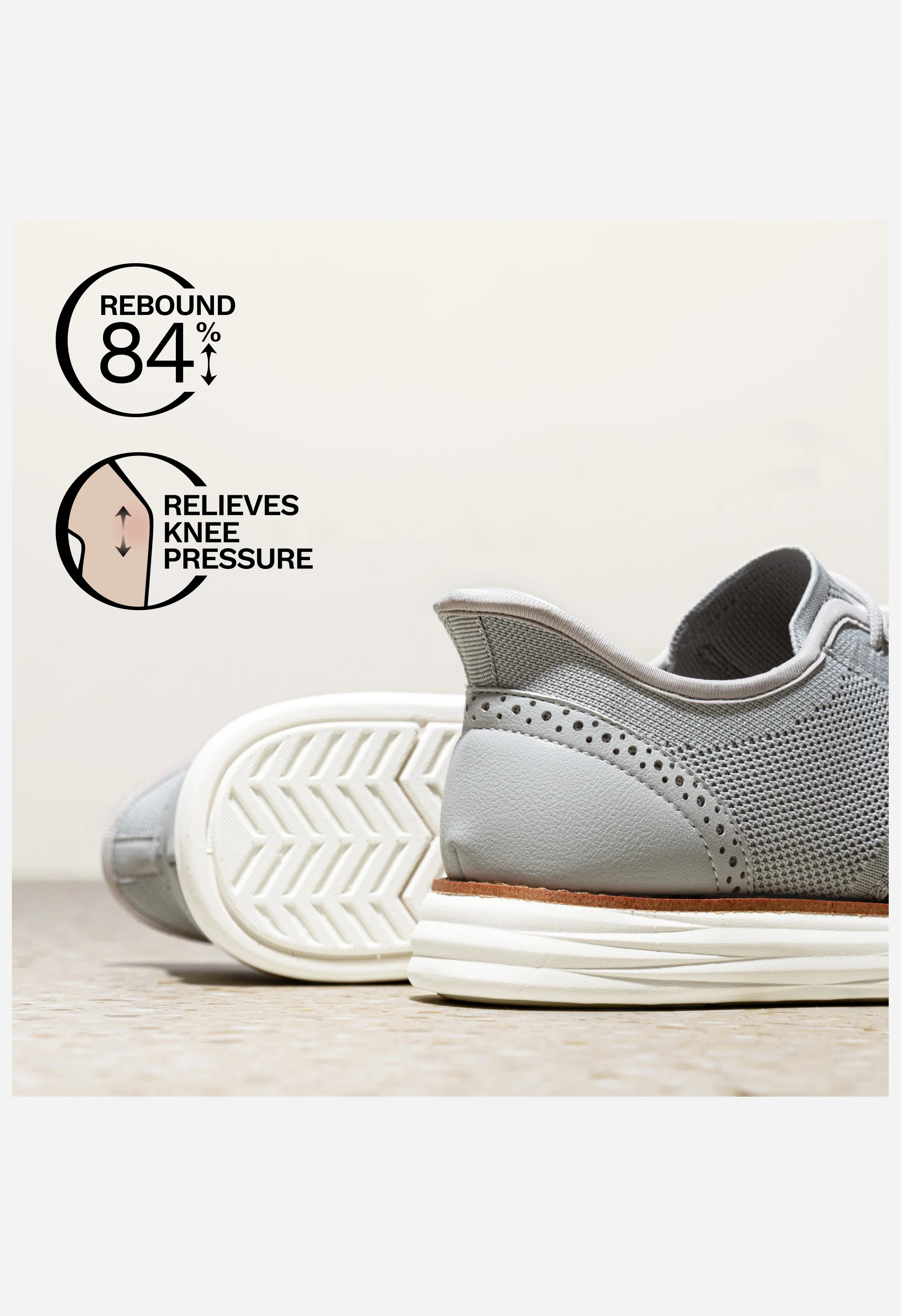 Men's Breathable Knit Oxford Sneakers - Image 4