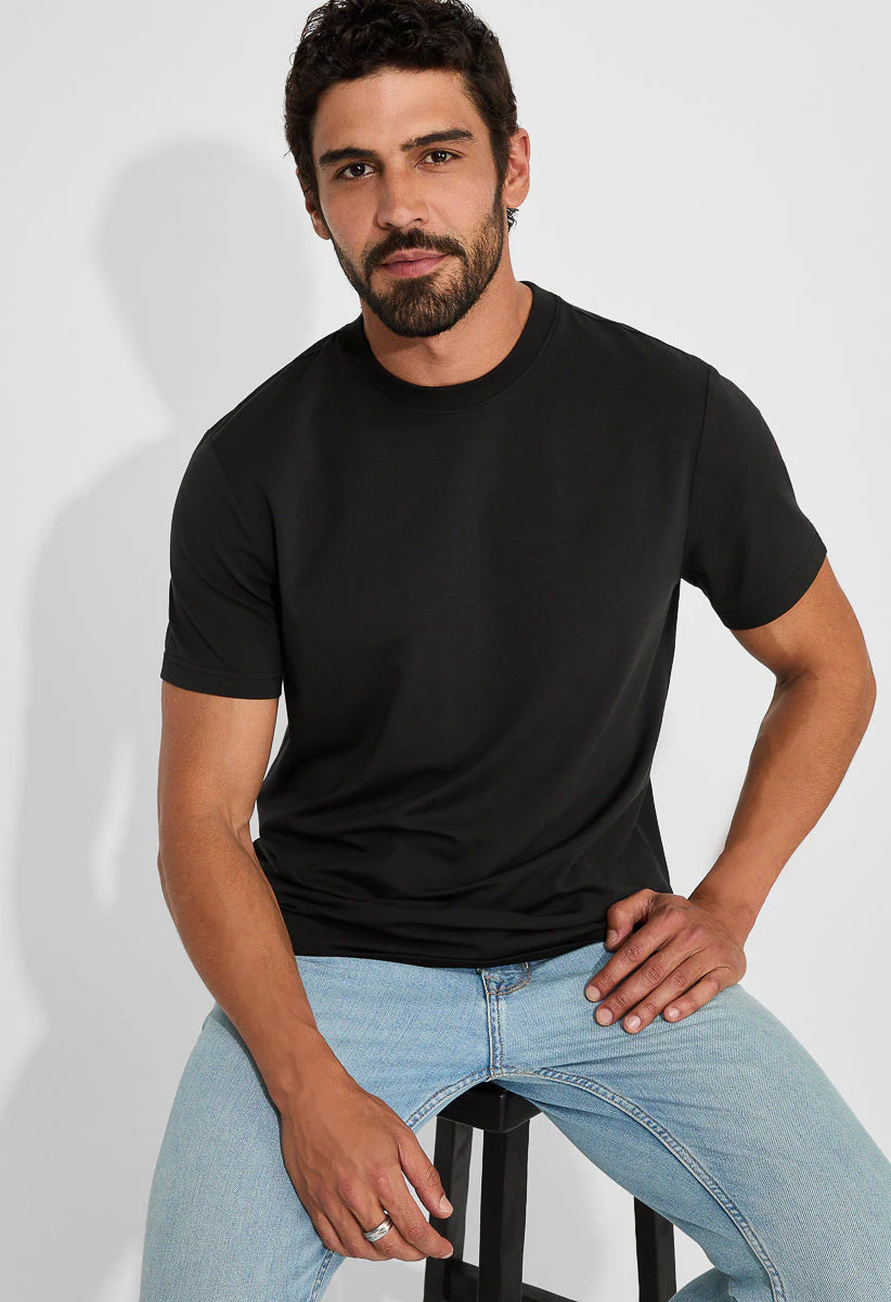 Men’s Breathable Stretch Crew T-Shirt - Image 3
