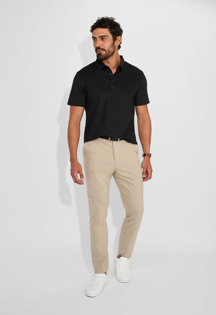 Men’s Breathable Stretch Polo - Image 3