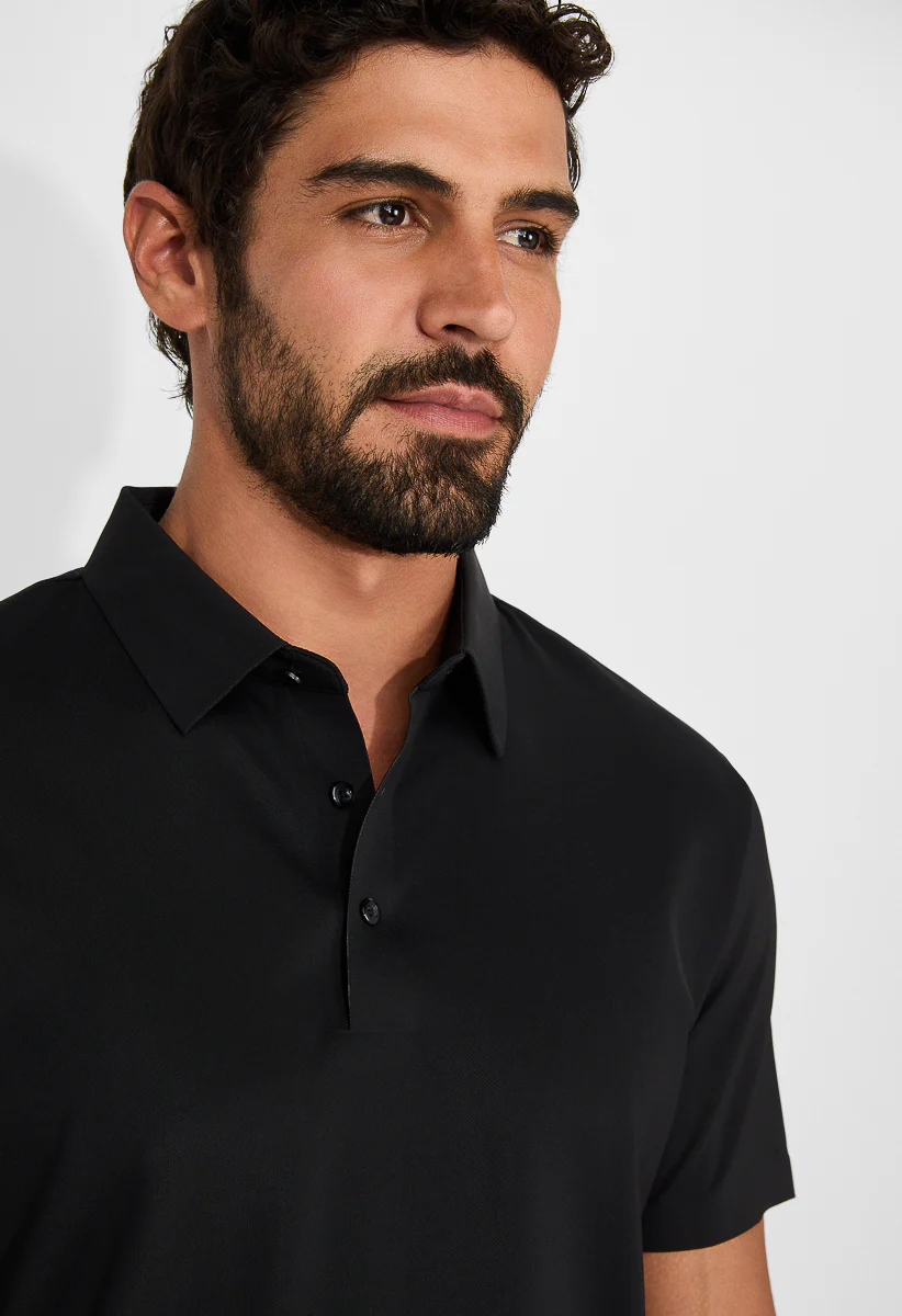 Men’s Breathable Stretch Polo - Image 4