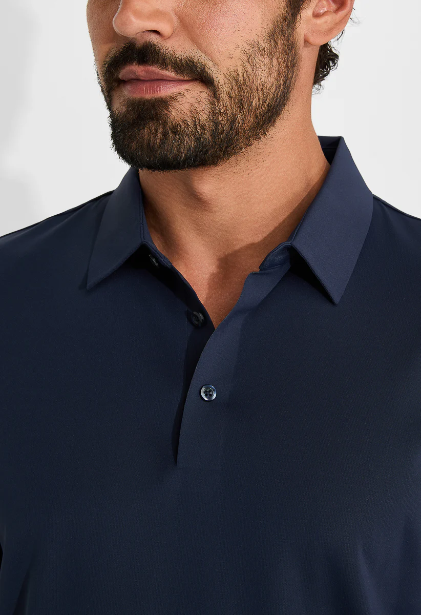 Men’s Breathable Stretch Polo - Image 3
