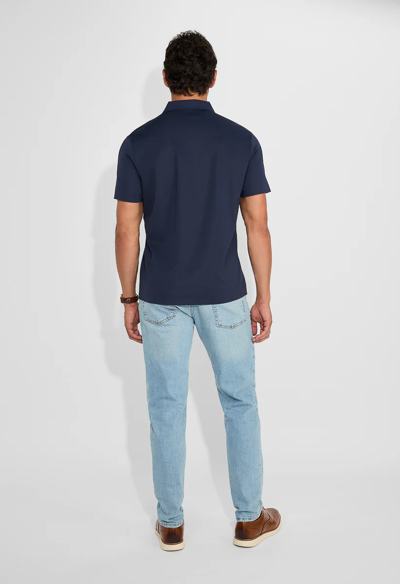 Men’s Breathable Stretch Polo - Image 4