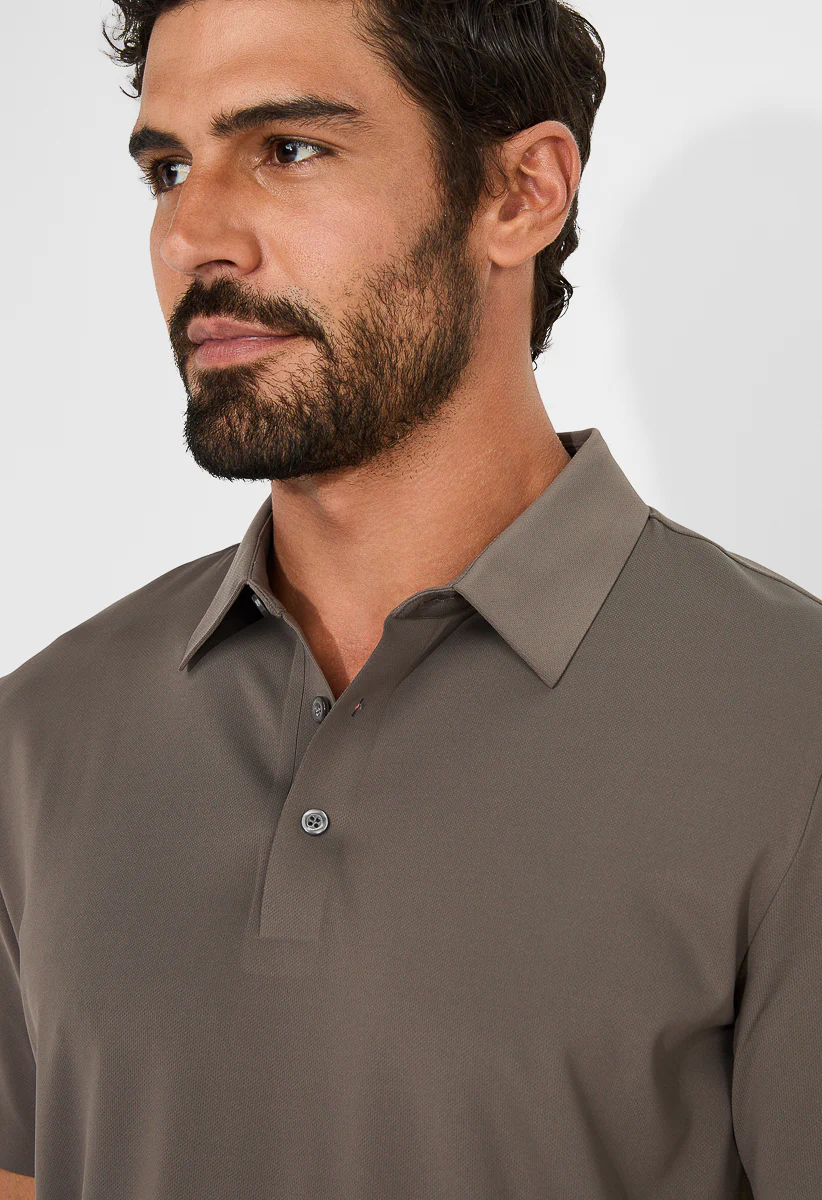 Men’s Breathable Stretch Polo - Image 3