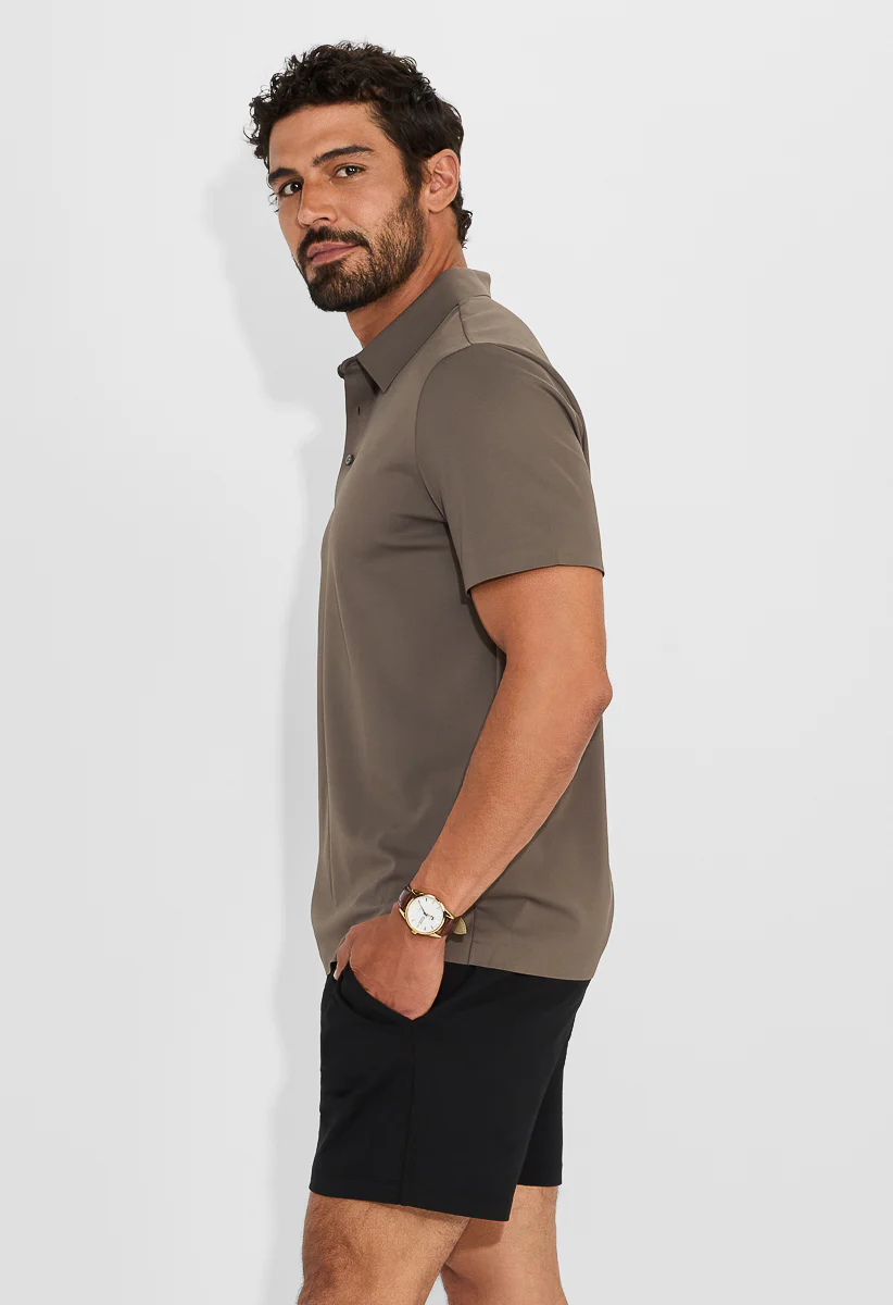 Men’s Breathable Stretch Polo - Image 4