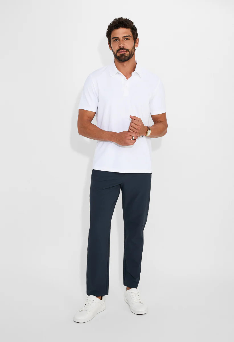 Men’s Breathable Stretch Polo - Image 2