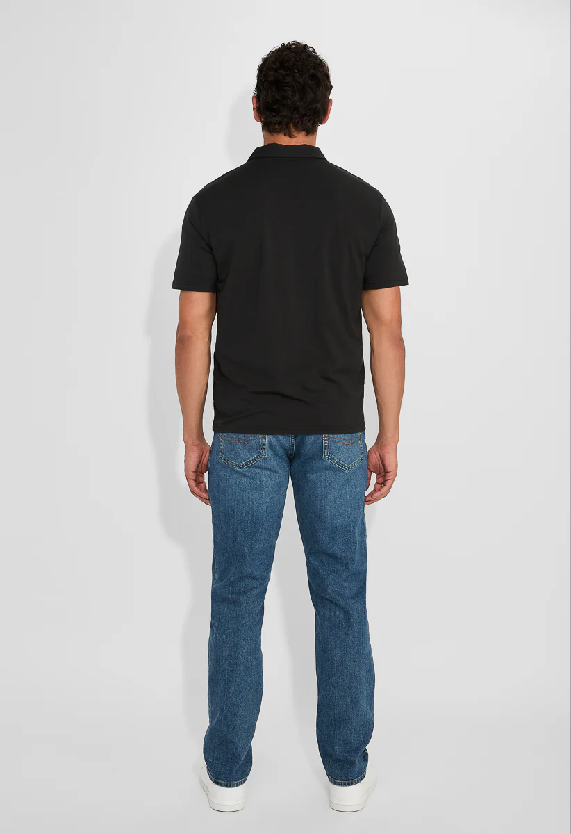 Men’s Breathable Stretch Polo Shirt - Image 4