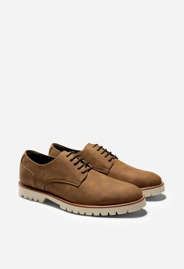 Men's Brogue Suede Oxfords - Image 4