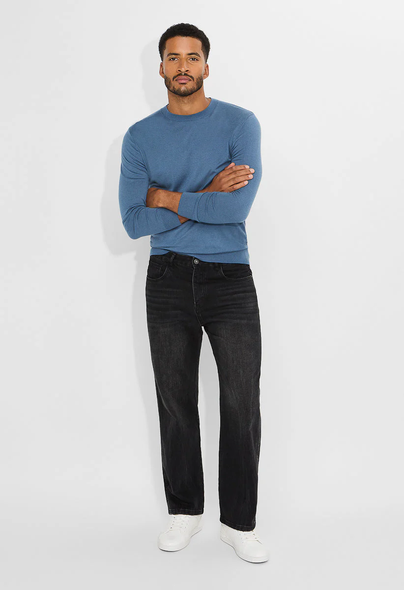Men's Wool Blend Crewneck Sweater - Image 5