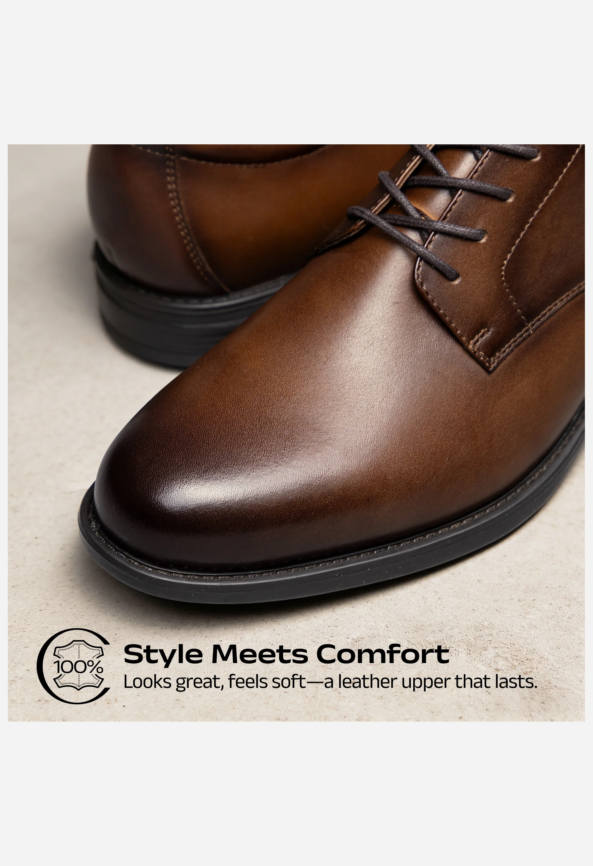 Men's Classic Leather Dress Shoes - Image 2