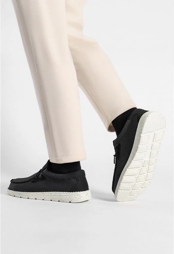 Men's Comfortable Slip-On Knit Loafers - Image 5
