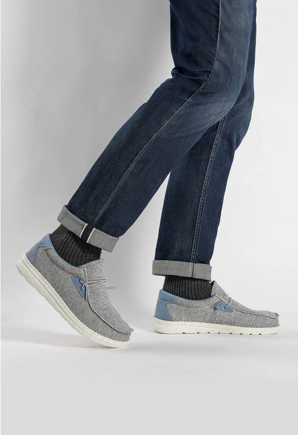 Men's Comfortable Slip-On Knit Loafers - Image 2