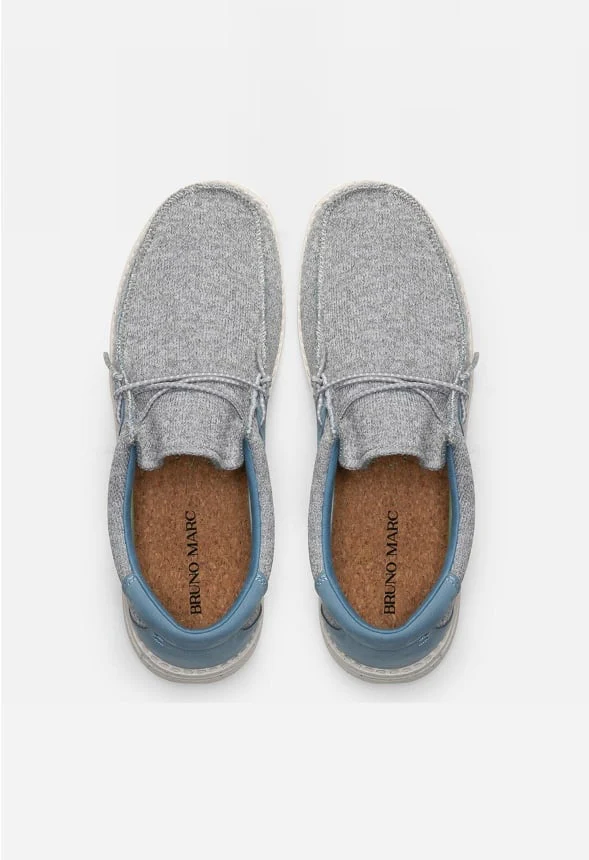 Men's Comfortable Slip-On Knit Loafers - Image 4
