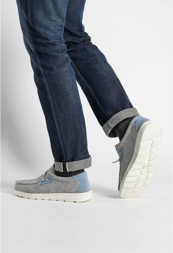 Men's Comfortable Slip-On Knit Loafers - Image 5