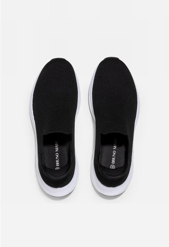 Men's Comfortable Slip-On Knit Walking Shoes - Image 5