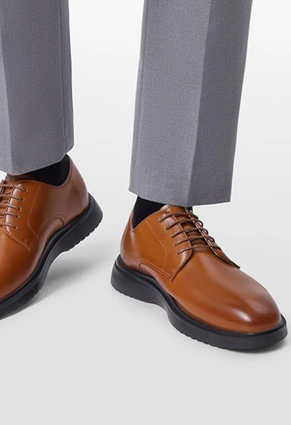 Men's Dress Breathable Lace-Up Comfortable Oxford - Image 2