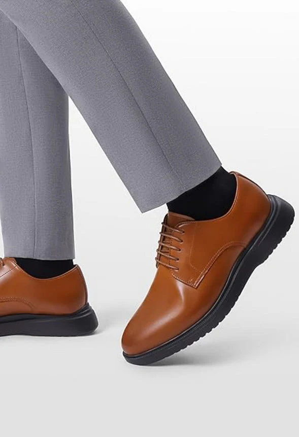 Men's Dress Breathable Lace-Up Comfortable Oxford - Image 7
