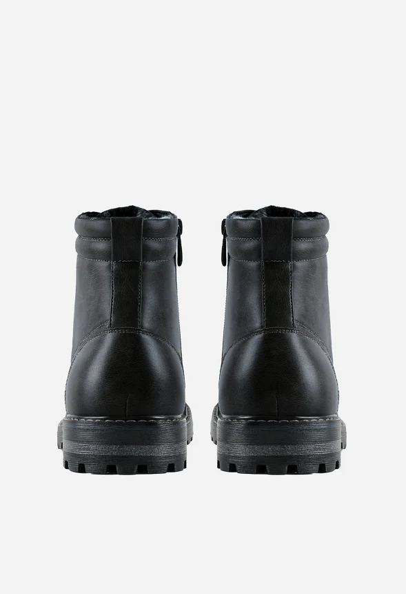 Men's Motorcycle Lace-Up Combat Boot - Image 6