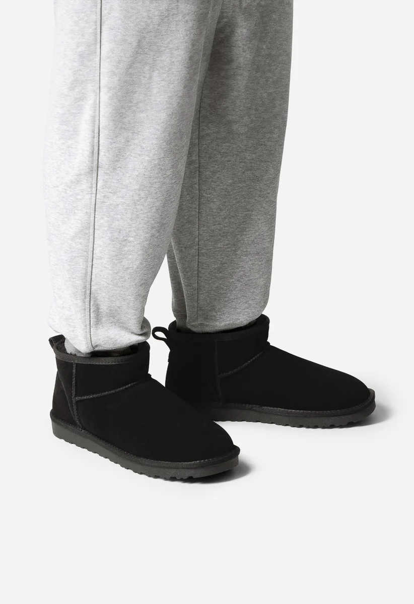 Men's Faux Fur Suede Snow Boots - Image 2