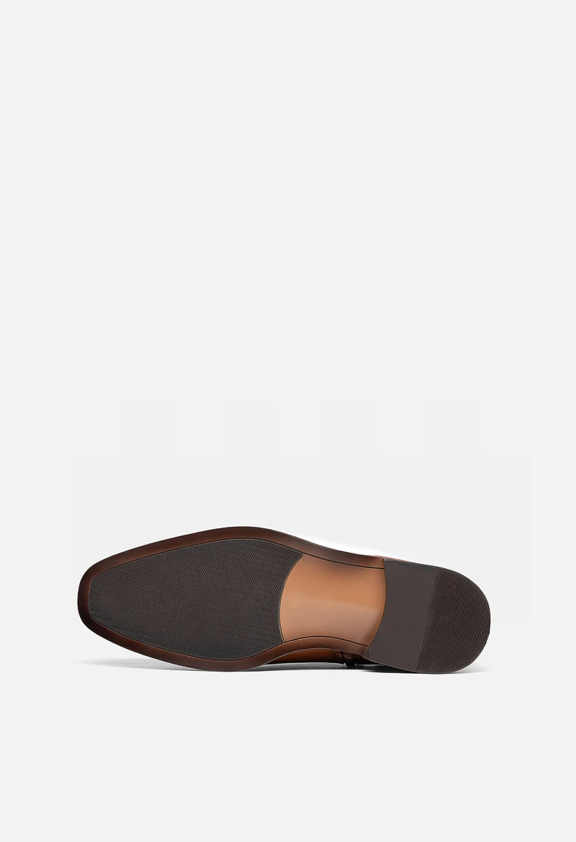 Men's Faux Leather Chelsea Boots - Image 4