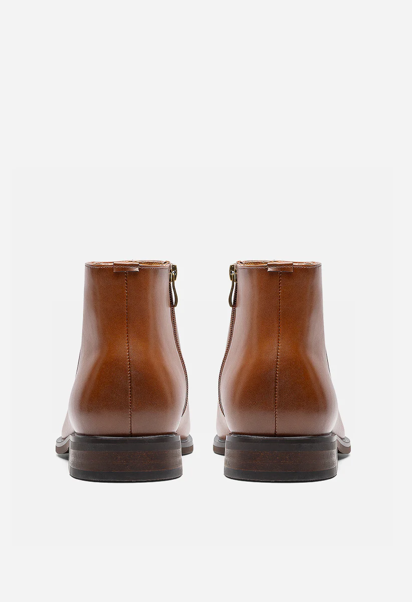 Men's Faux Leather Chelsea Boots - Image 5