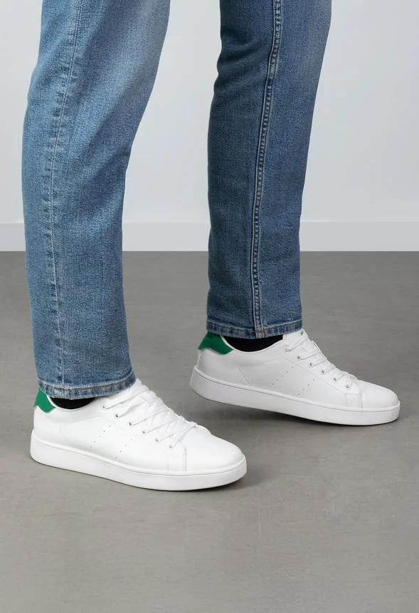 Men's Faux Leather Stylish Sneaker - Image 2