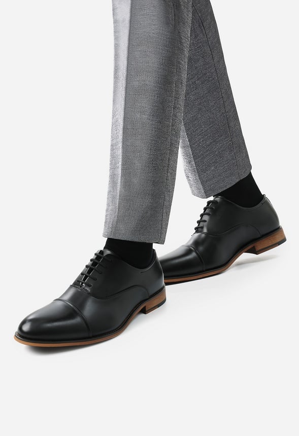 Men's Formal Cap Toe Oxford Shoes - Image 2