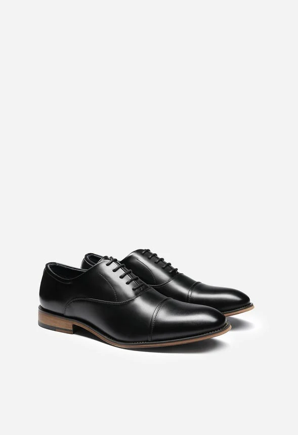 Men's Formal Cap Toe Oxford Shoes - Image 3