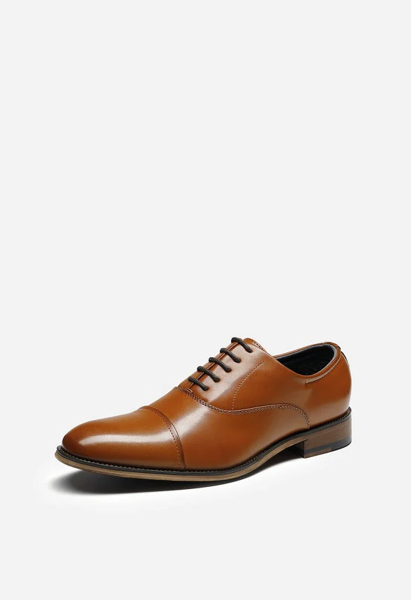Men's Formal Cap Toe Oxford Shoes - Image 3