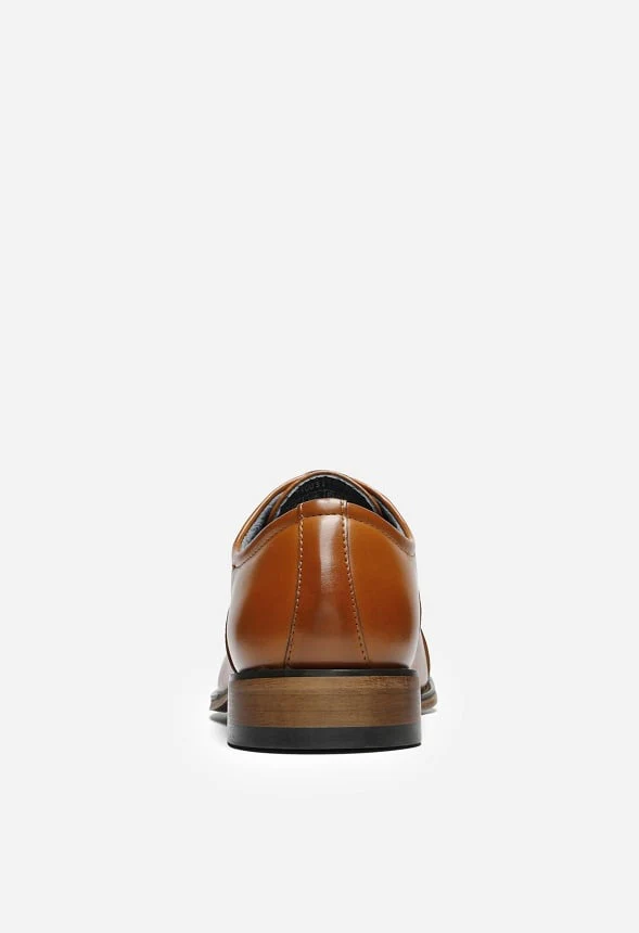 Men's Formal Cap Toe Oxford Shoes - Image 6