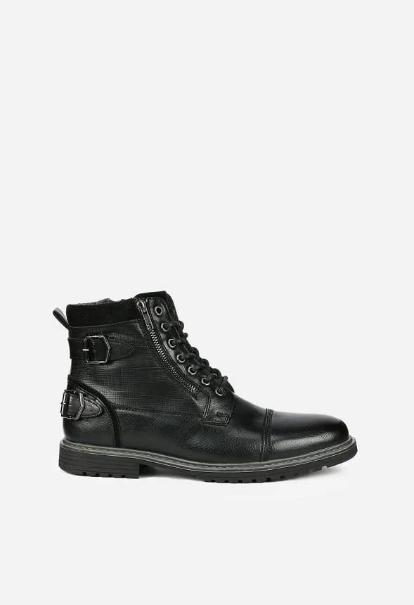 Men's Fur-Lined Oxford Dress Boot